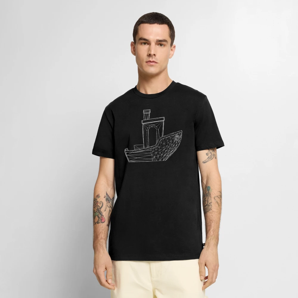 3D Benchy - Männer T-Shirt (Black)