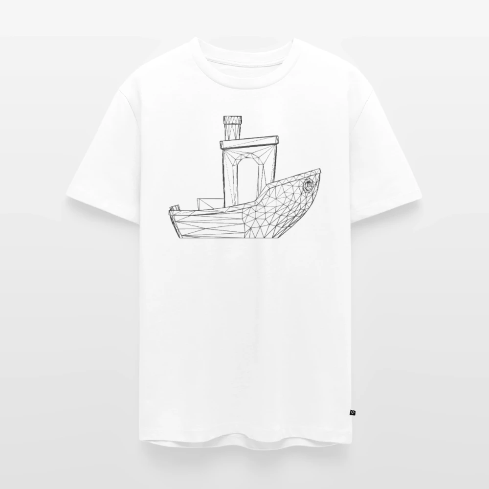 3D Benchy - Männer T-Shirt (White)